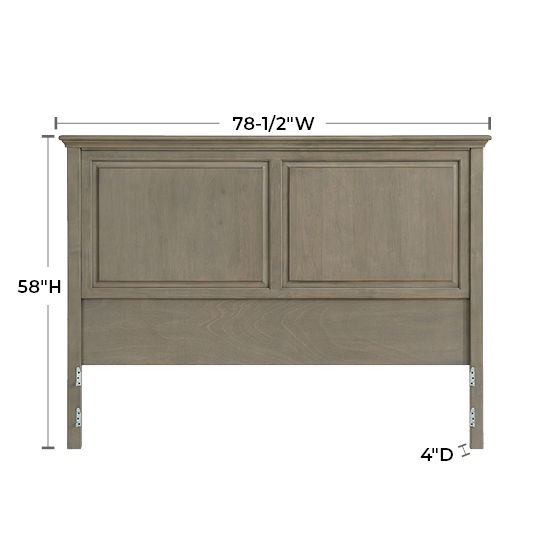 McKenzie - California King Premier Headboard - Fieldstone