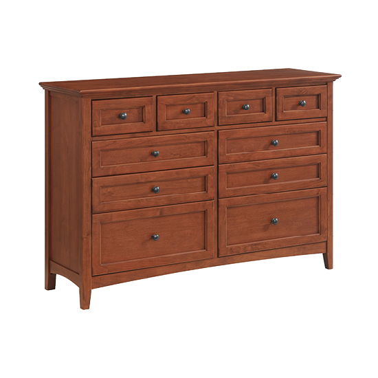 vintage cherry wood dresser McKenzie - 10-Drawer 60W x 18 3/4D Reformation Anabella Linen Dress Size:US 8Y grandmother of bride