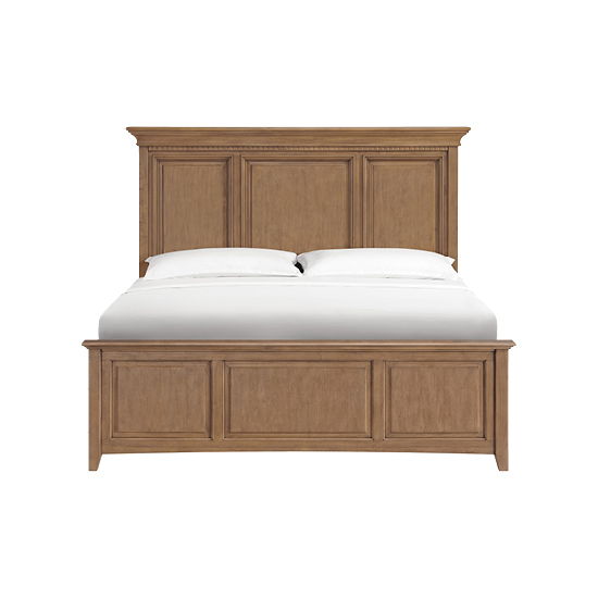 McKenzie - King Grand Bed - Pecan