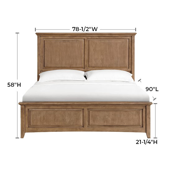 McKenzie - California King Premier Storage Bed - Pecan