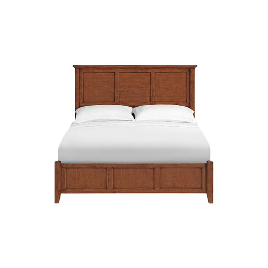 McKenzie - Queen Classic Storage Bed - Glazed Antique Cherry