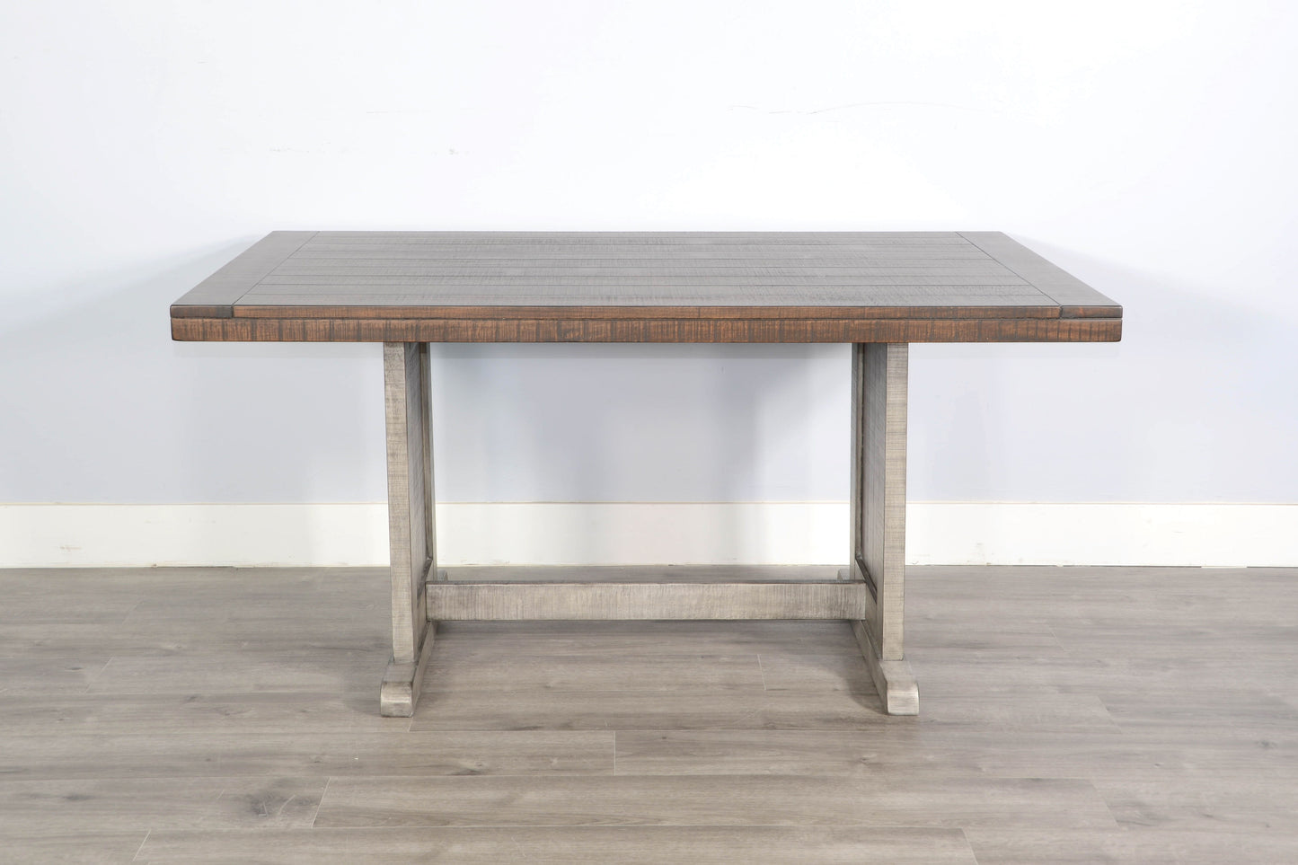 Homestead Hills - Rectangular Wood Dining Table - Tobacco Leaf / Alpine Gray