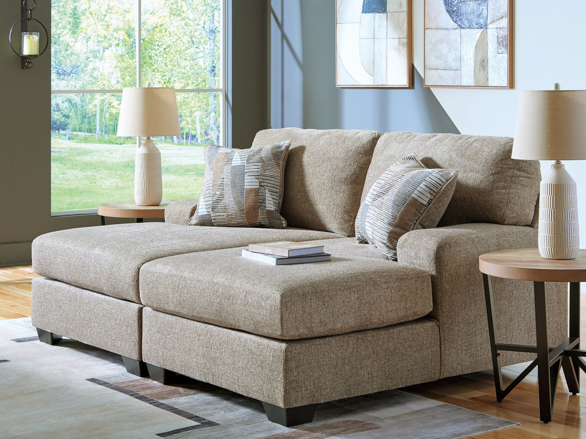 Newellen - 2-Piece Super Chaise - Beige