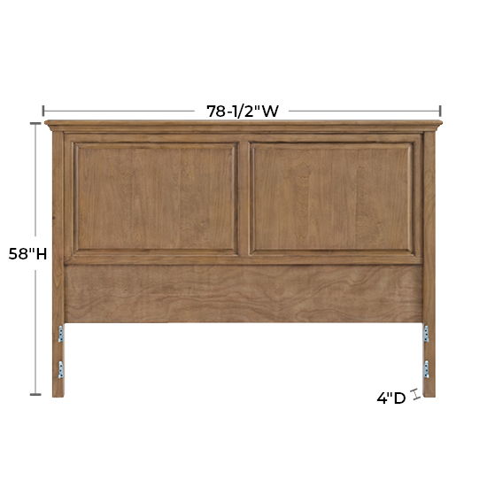McKenzie - California King Premier Headboard - Pecan