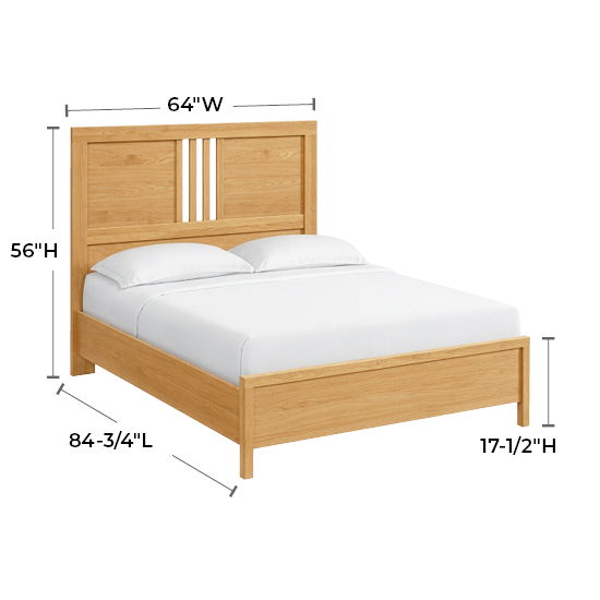 Bailey - Queen Bed - Natural