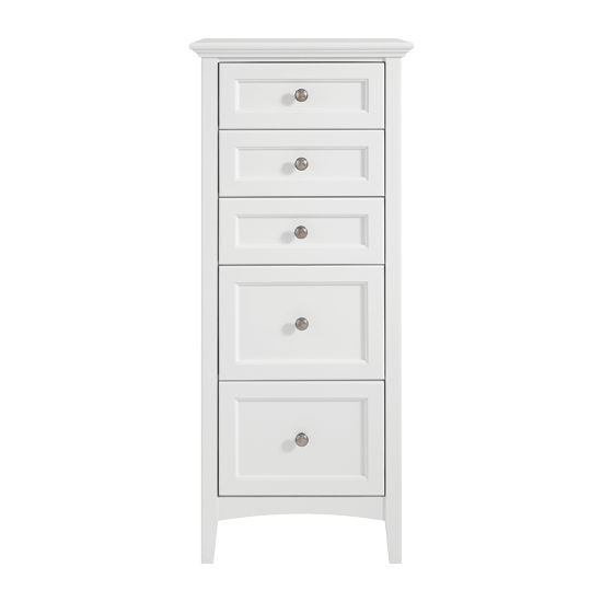 McKenzie - 5-Drawer Lingerie Chest - Snowbound