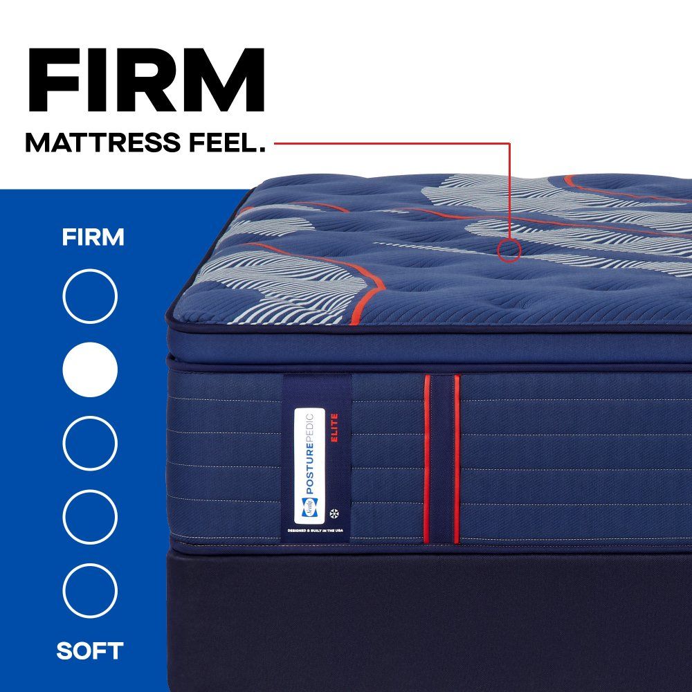 Posturepedic Elite - Brenham II Euro Pillow Top Firm Mattress