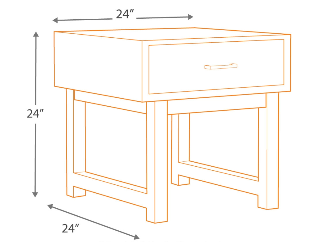 Mondoro Square End Table