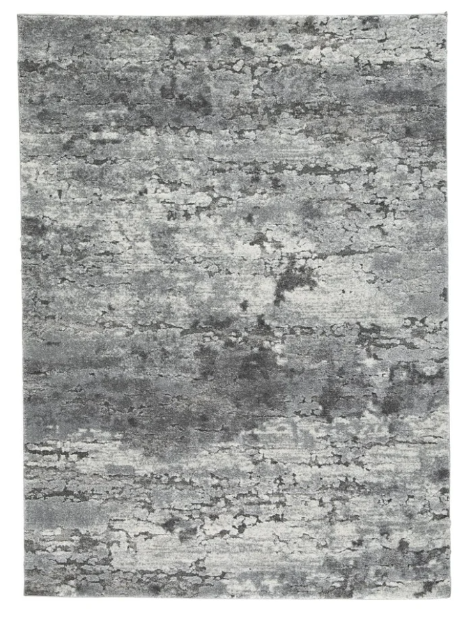 Wadyka Large Rug in Black/Cream/Gray