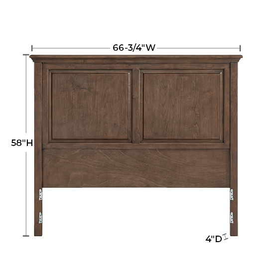 McKenzie - Queen Premier Headboard - Java