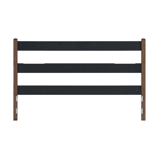 McKenzie - King Upholstered Panel Headboard - Java