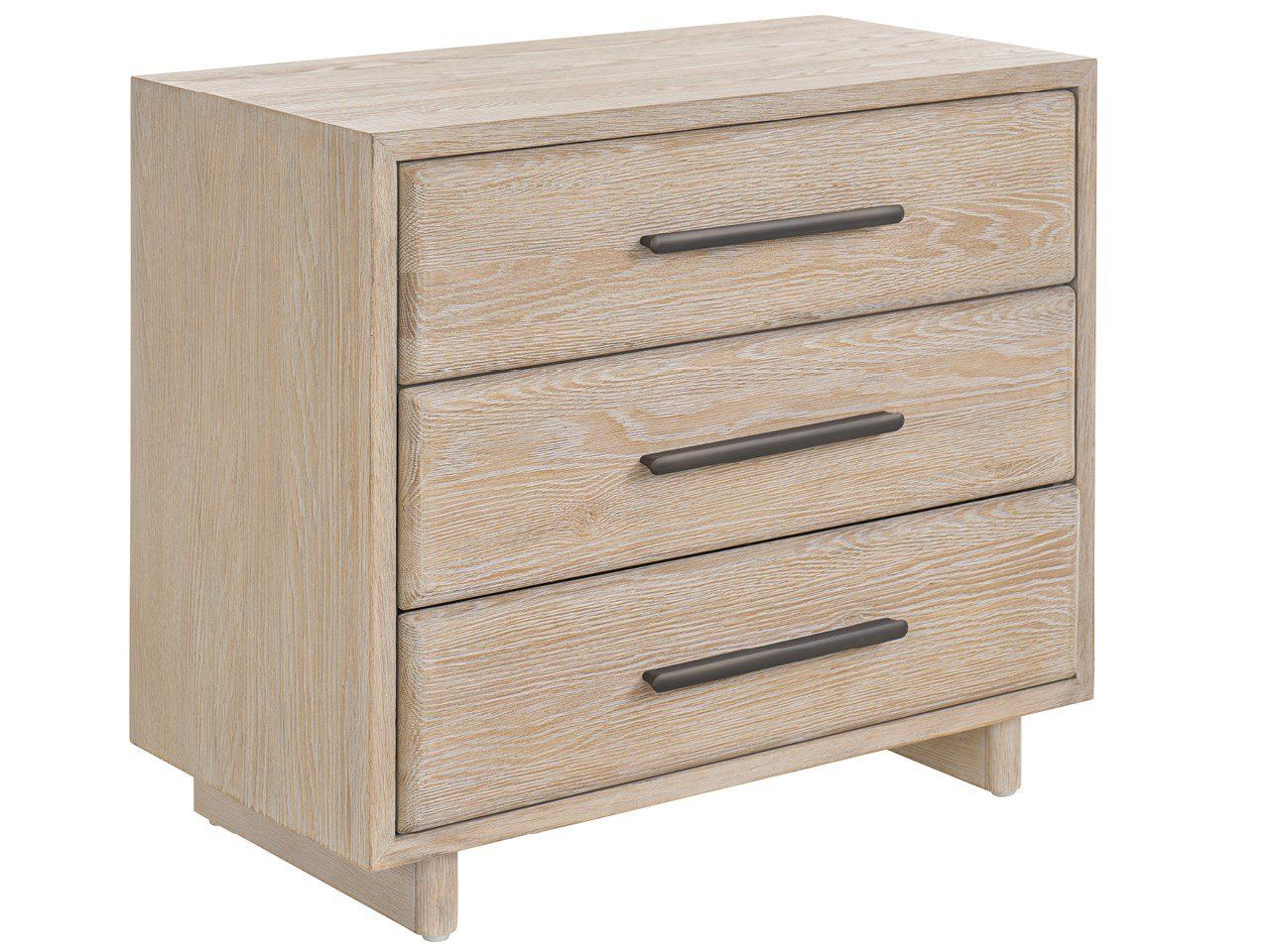 Modern - Three Drawer Nightstand