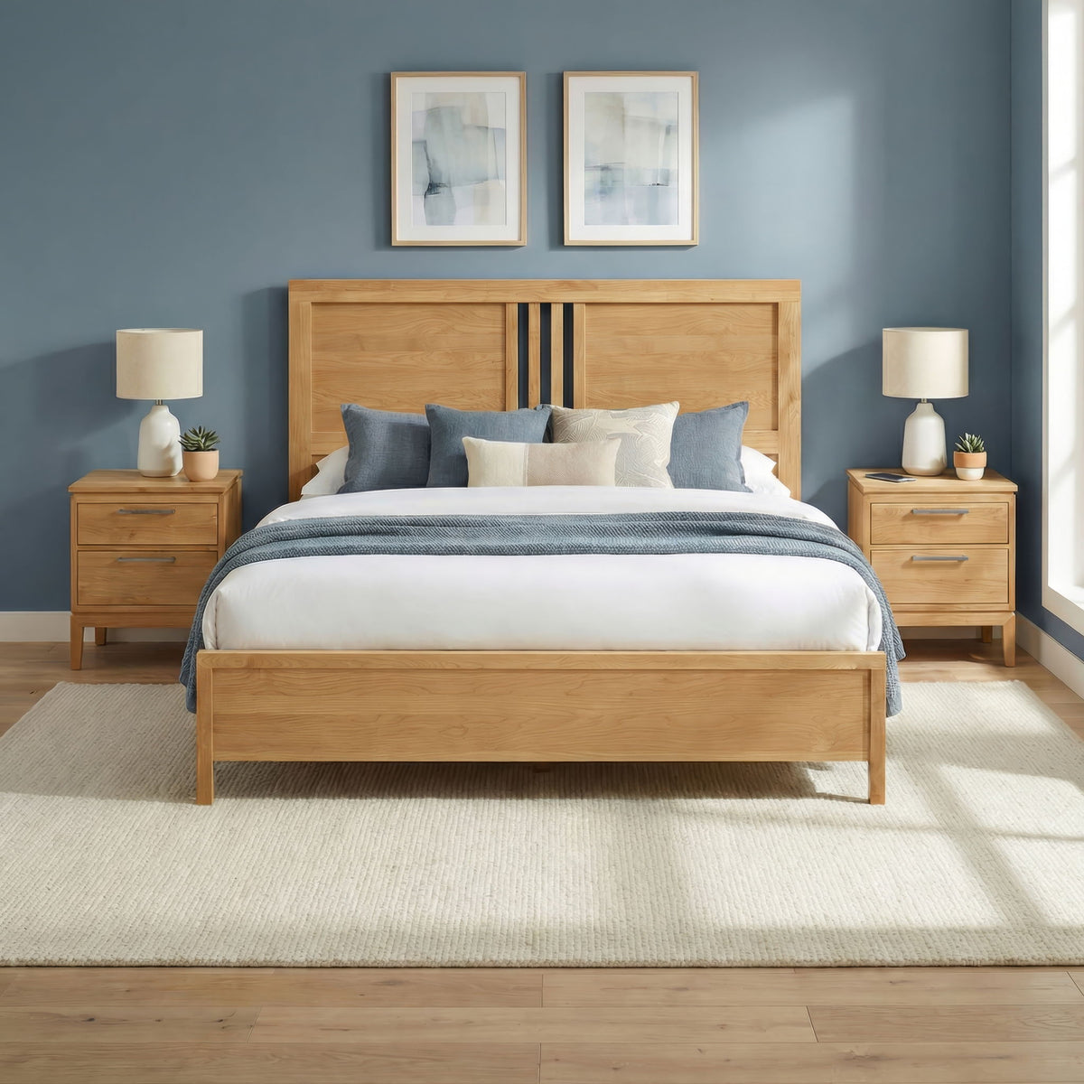 Bailey - King Bed - Natural