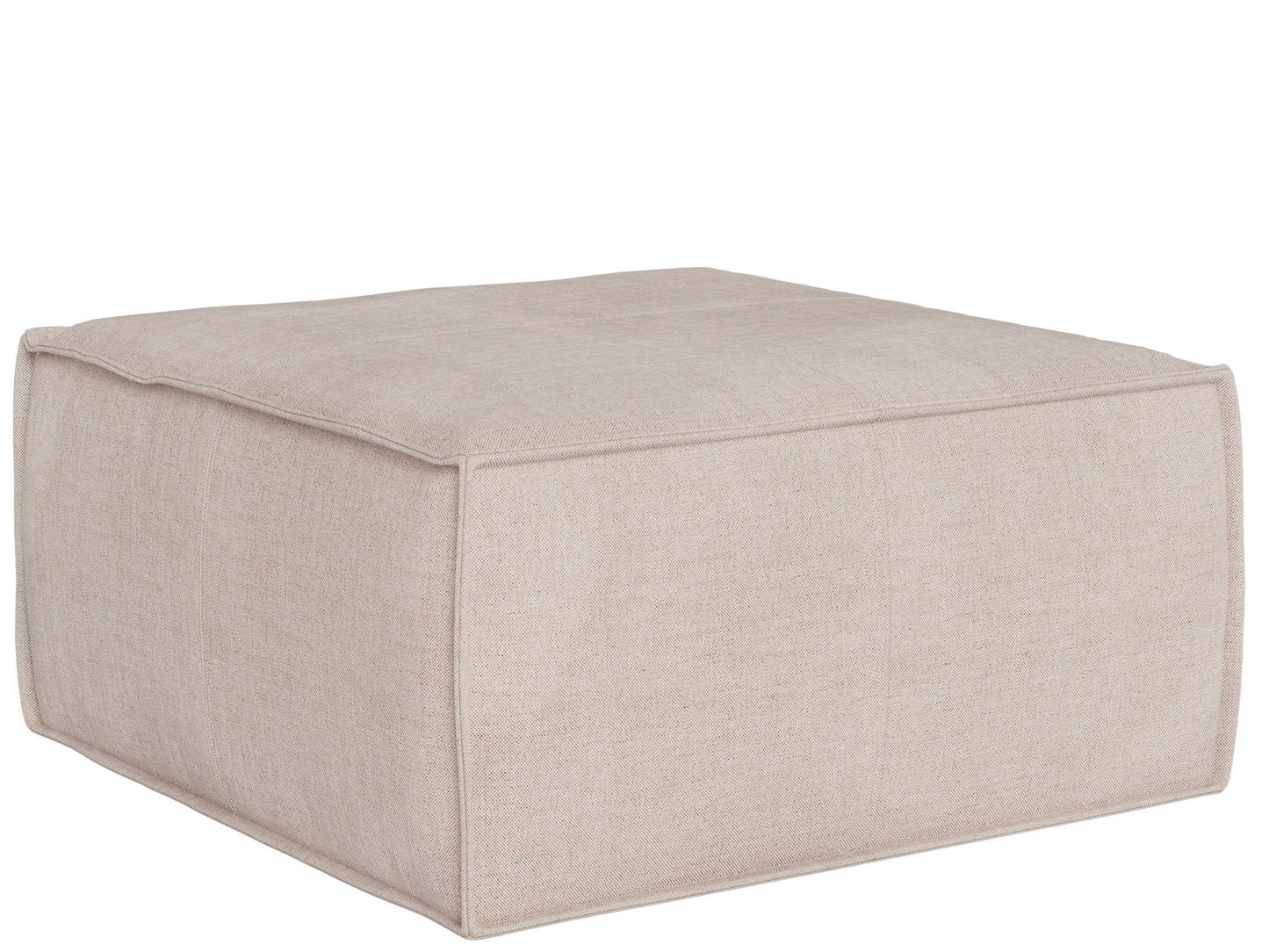 Bottega - Poof Ottoman Large, Special Order - Beige