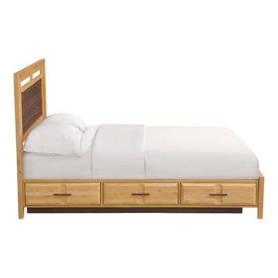 Addison - Queen Panel Storage Bed - Natural