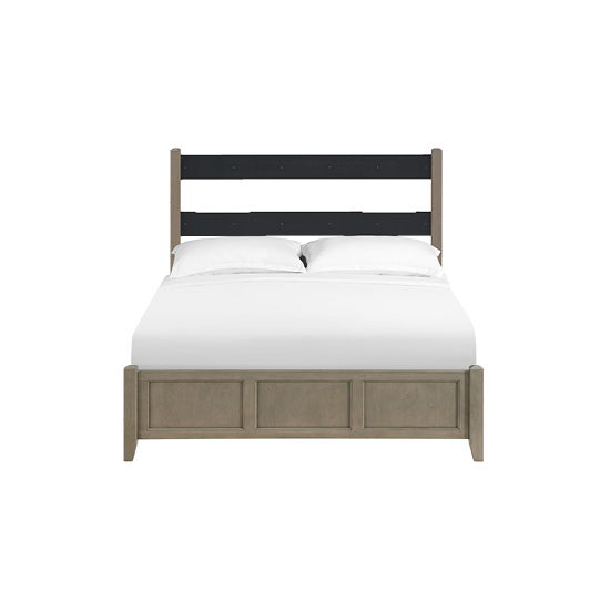 McKenzie - Queen Upholstered Panel Bed - Fieldstone