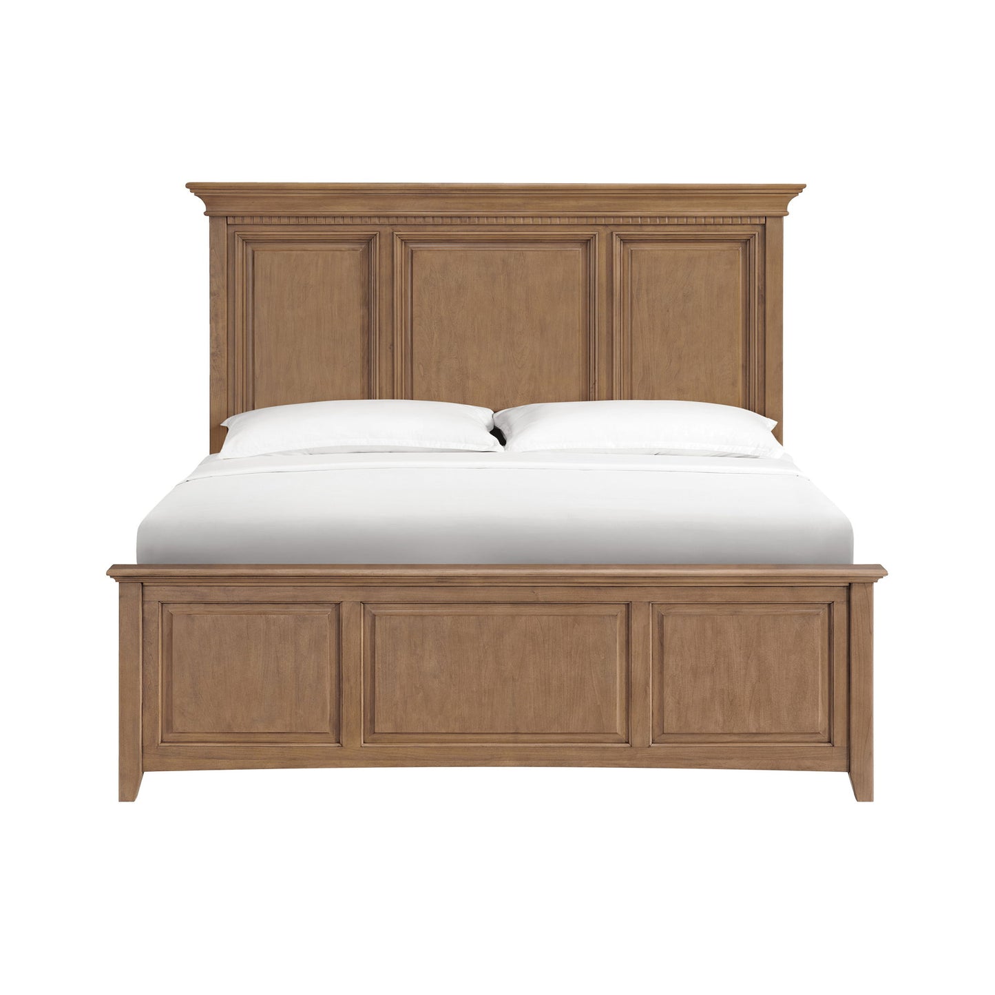 McKenzie - King Grand Storage Bed - Pecan