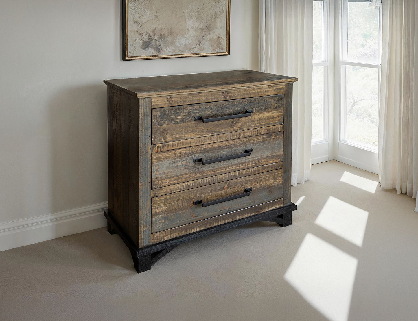 Loft - Chest - Two Tone Gray / Brown