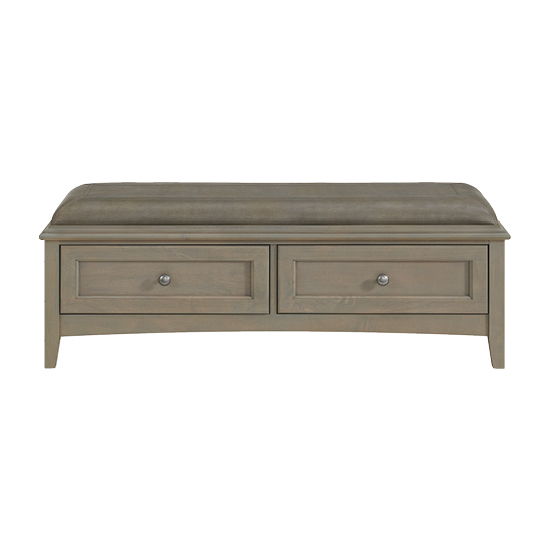 McKenzie - 2-Drawer Bench - Fieldstone