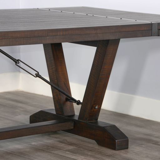 Homestead - Yellowstone Extension Table With Folding Leaves - Tobacco Leaf