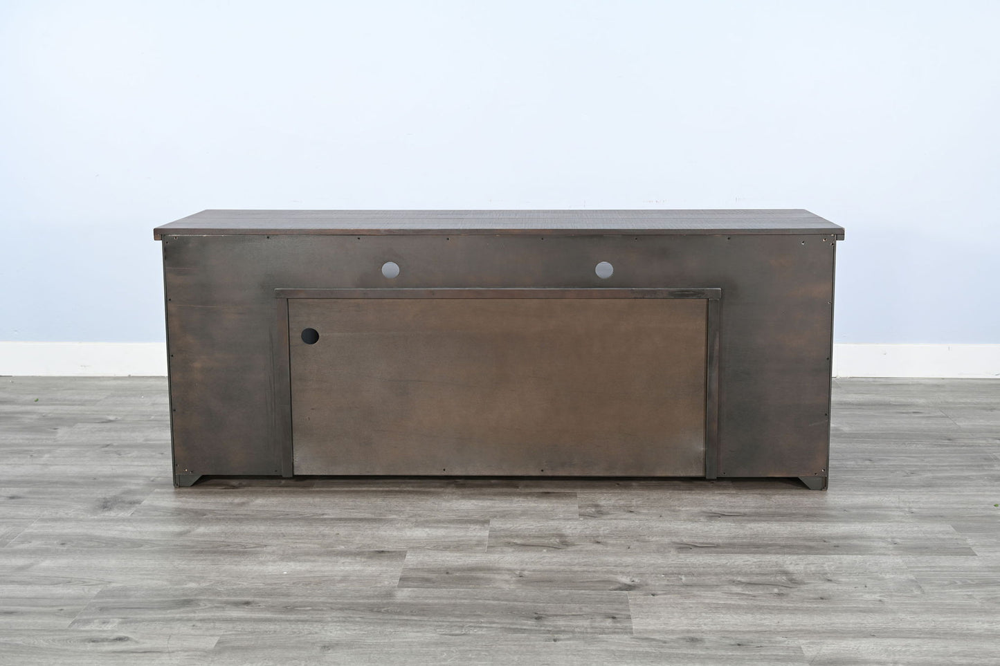 Media Console With Electric Fireplace