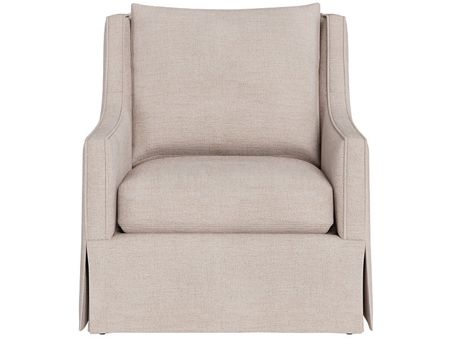 Hudson - Skirted Petite Chair, Special Order - Beige