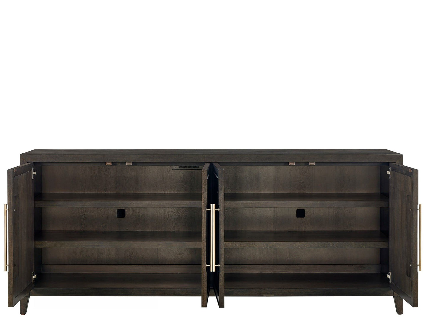 Fenwick - Embossed Credenza - Dark Brown