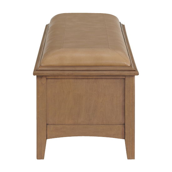 McKenzie - 2-Drawer Bench - Pecan