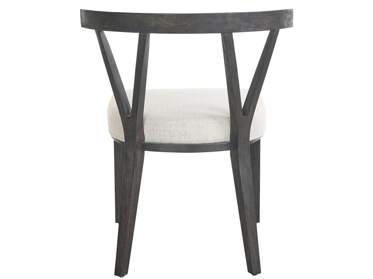 Dwell - Basalt Side Chair - Dark Gray / White