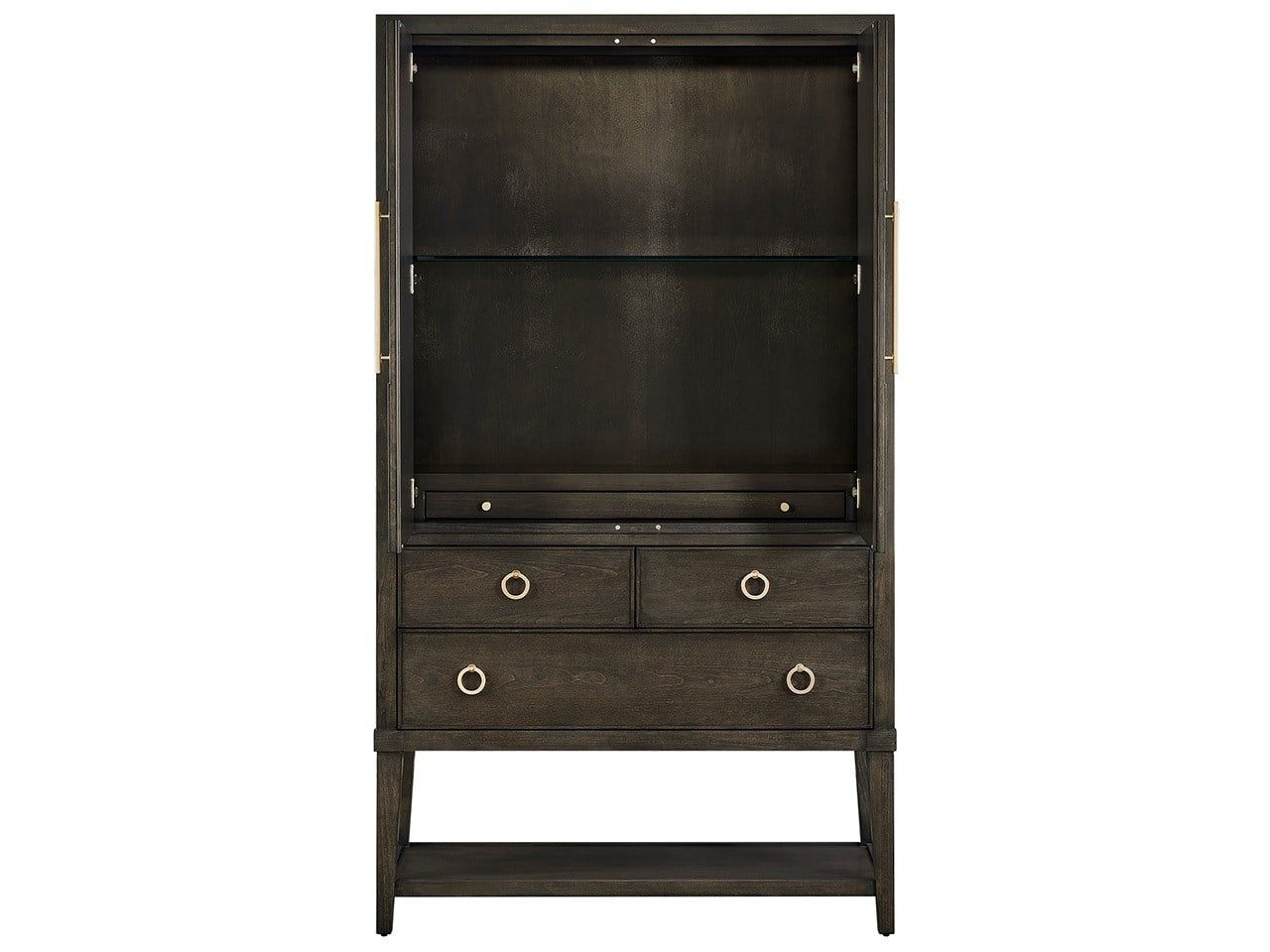 Fenwick - Bar Cabinet - Dark Brown