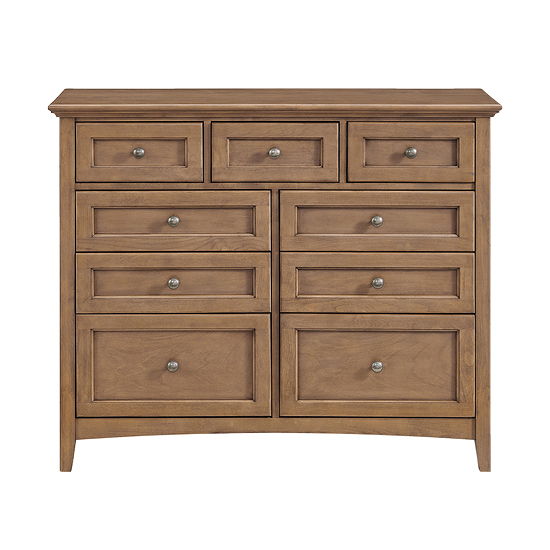 McKenzie - 9-Drawer Dresser - Pecan