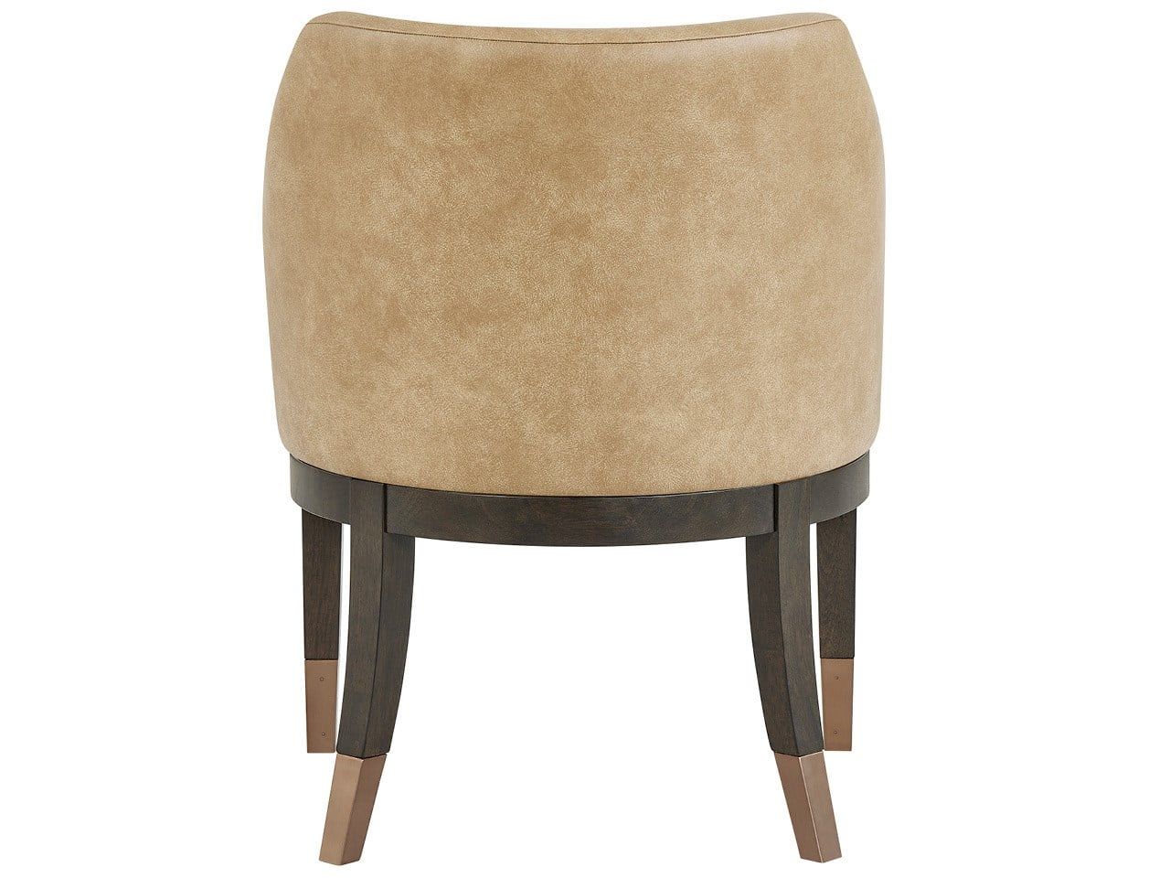 Fenwick - Leather Arm Chair - Light Brown / Dark Brown