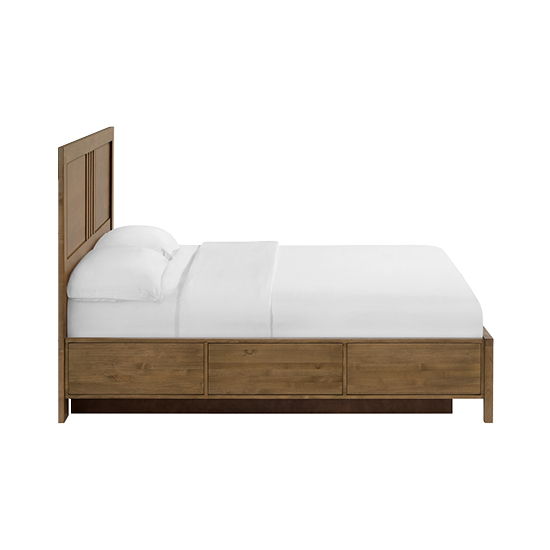 Bailey - California King Storage Bed - Nutmeg
