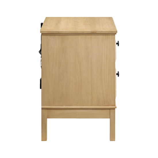 Virginia - 2-Drawer Nightstand - Latte