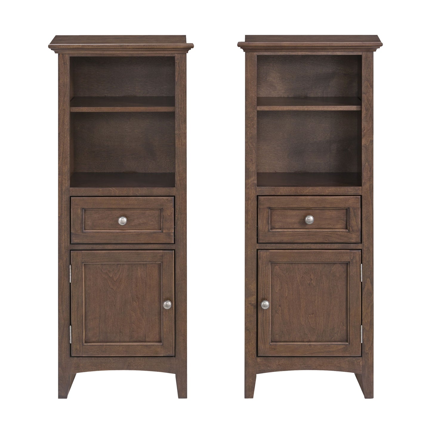 McKenzie - Bookcase Piers (Set of 2) - Java
