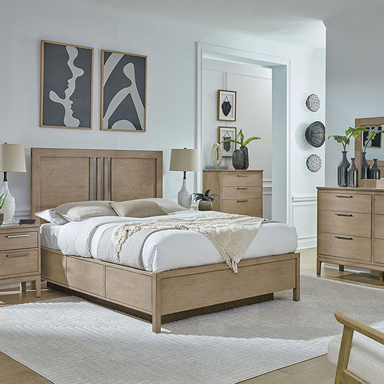 Bailey - 2-Drawer Nightstand - Almond