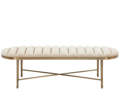 Fenwick - Bench - Beige / Dusty Bronze