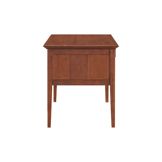 McKenzie - 3-Drawer Desk - Glazed Antique Cherry