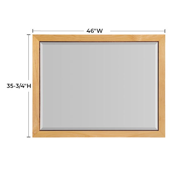 Addison - Rectangular Mirror - Natural