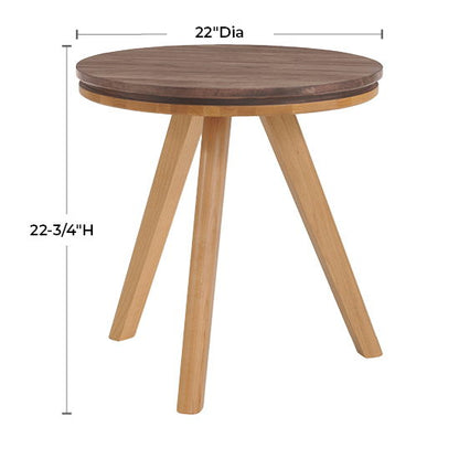 Addi - Round Side Table - Natural