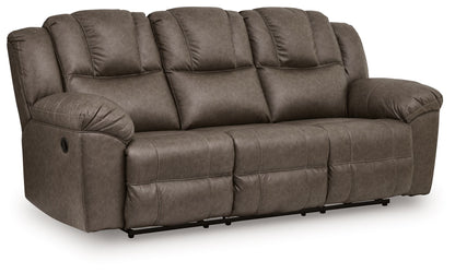 Lowilla - 2 Pc. - Reclining Sofa And Loveseat - Driftwood
