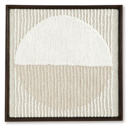 Bachard - Wall Decor - Tan / White