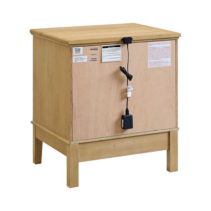 Virginia - 2-Drawer Nightstand - Latte