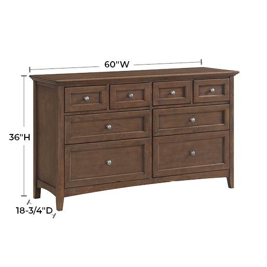 McKenzie - 8-Drawer Dresser - Java