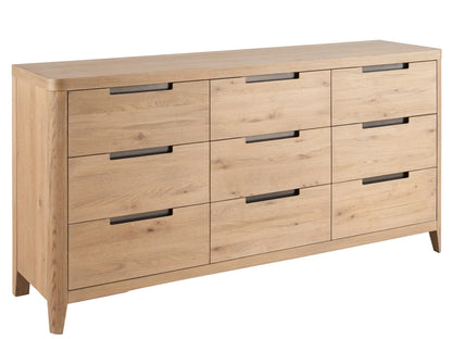 Modern - Walker Drawer Dresser - Light Brown