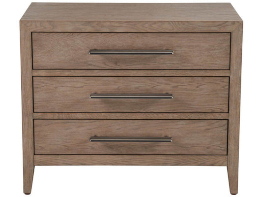 Modern - Cove Drawer Nightstand - Dark Brown