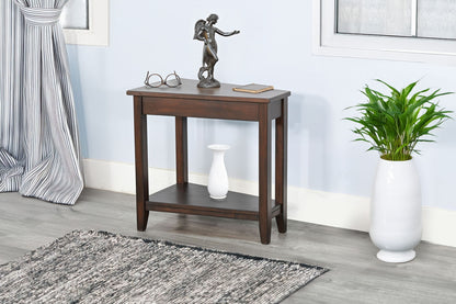Chair Side Table - Coffee Bean / Dark Brown