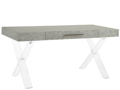 Oasis - Seascape Writing Desk - Gray / White
