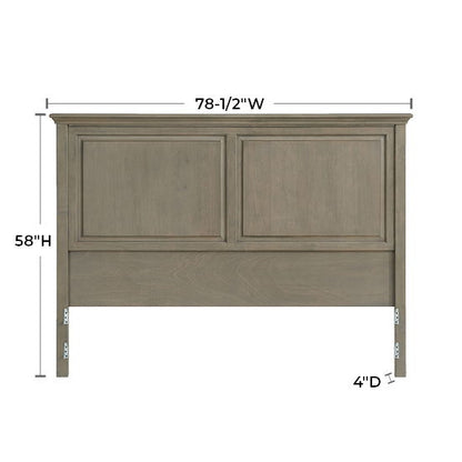 McKenzie - California King Premier Headboard - Fieldstone