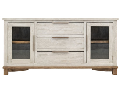 Loft - 3 Drawer & 2 Door Buffet - Gray / Beige